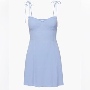 Aritzia fable sweetheart bustier mini dress